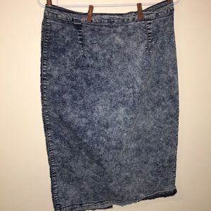 Denim Skirt (Stretchy)
